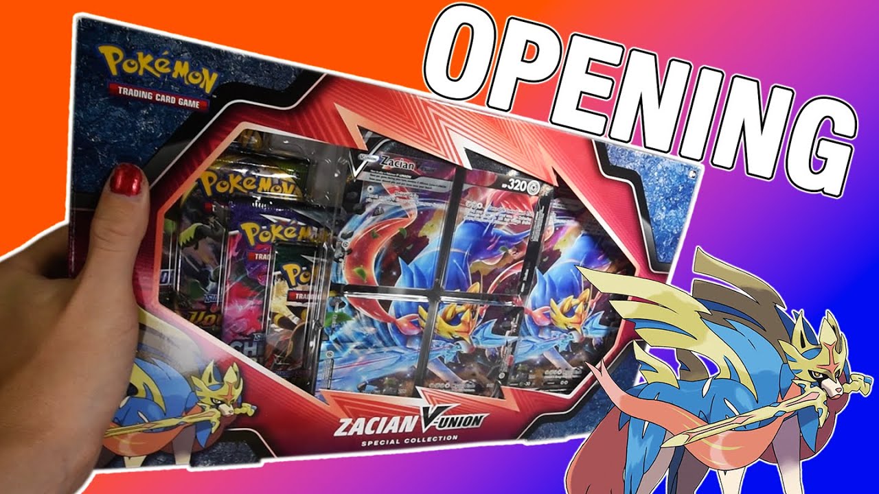 Opening Zacian V-Union Premium Collection Again