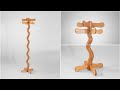 Sculpted coat rack build  furniture design process by exploration