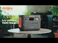Jackery ポータブル電源 1500 New｜サイズ44%減＆10％軽量化！防災にも最適な大容量モデル【アウトドア・車中泊】
