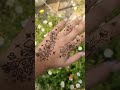 Aesthetic mehendi design 🍂#aesthetic #mehndi #bow #sparkle #like #share #subscribe #Samreen's Craft