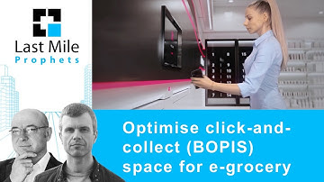 Optimising space for click-and-collect (BOPIS) for e-grocery