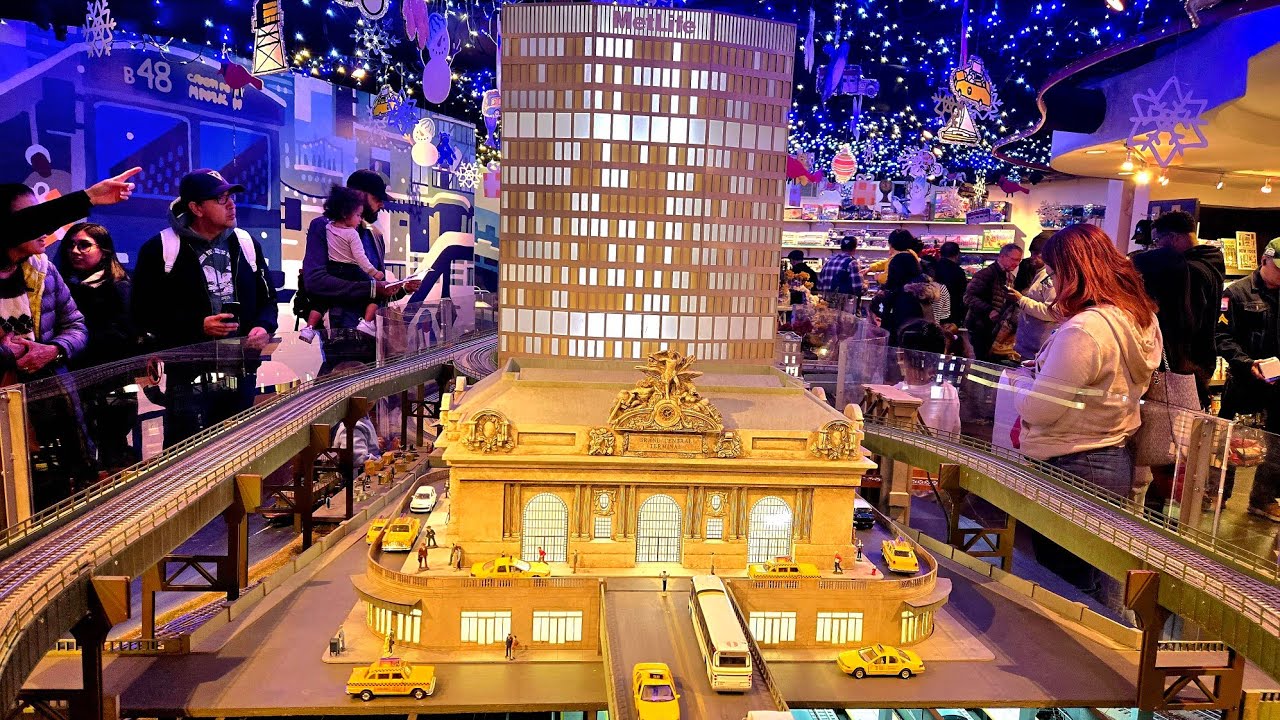 Grand Central Holiday Train Show & Holiday Fair, Union Square Holiday Market Christmas 2024 NYC LIVE