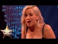 Jennifer lawrence got shot with a bb gun while peeing  the graham norton show