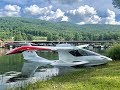 ICON A5 seaplane flying : FL to Lake Chatuge in the Smokey Mountains and Lake Norman in NC for demos