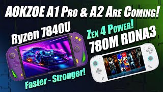 The All New AOKZOE A1 Pro & A2 Are FAST! RDNA3 APU Power In The Palm Of Your Hand!