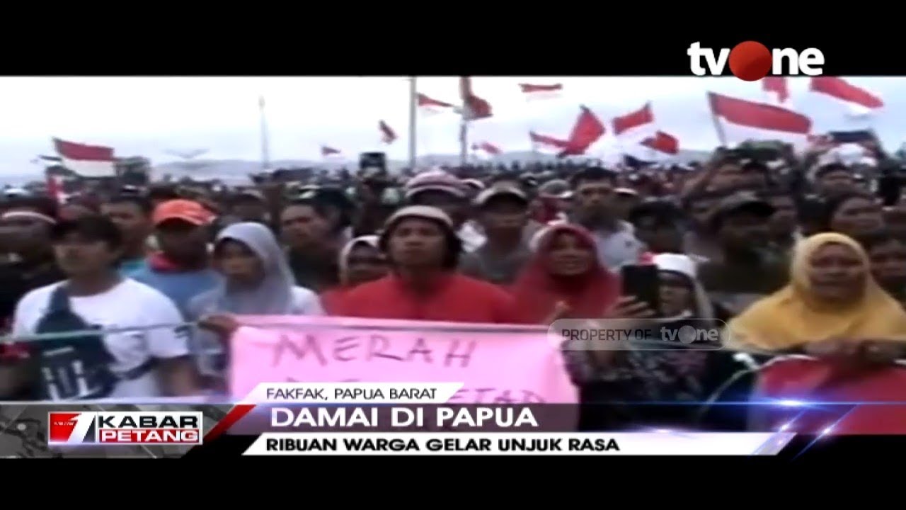 tv one live streaming free Ribuan Warga Fakfak Gelar Unjuk Rasa Mendukung Kesetiaan Terhadap NKRI