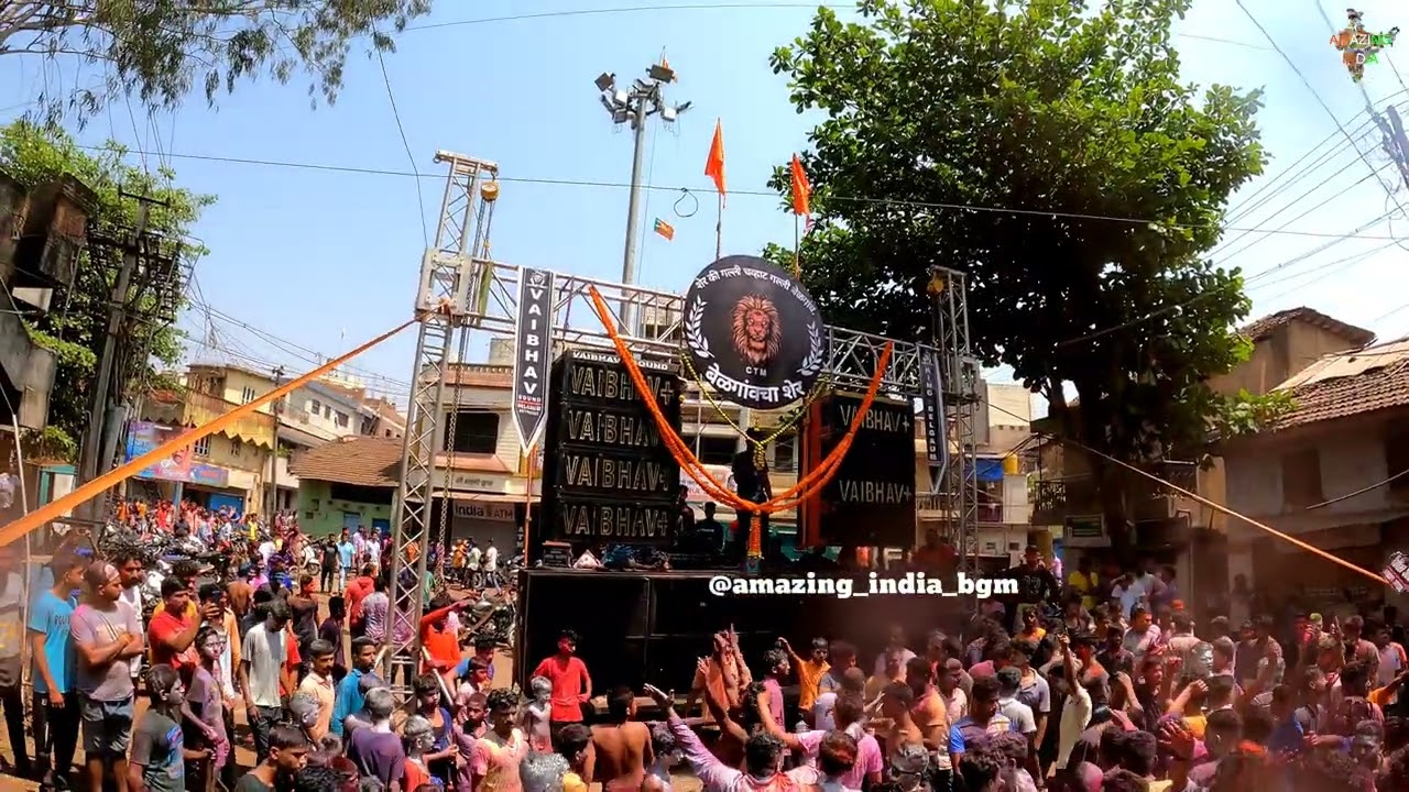 👑 VAIBHAV SOUND SYSTEM Chavat Galli BELGAUM HOLI 2022 (4K Video) @amazingIndiaBGM​