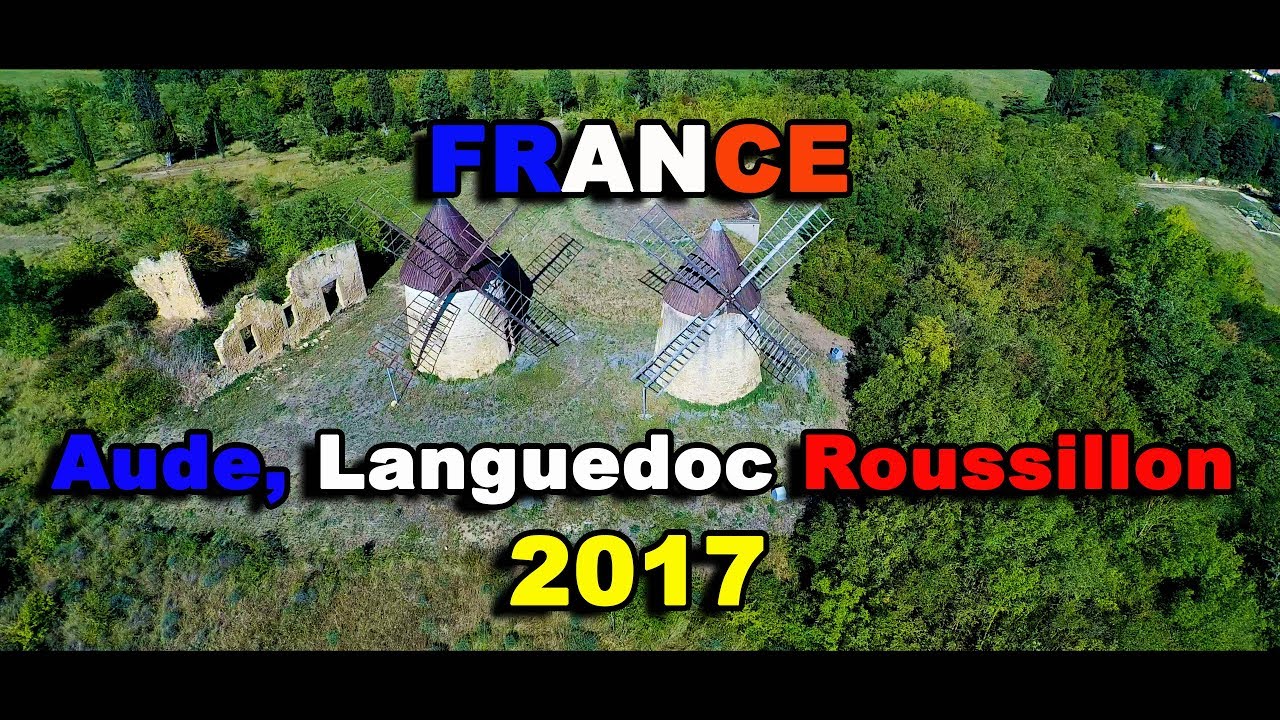 France  -  Aude, Languedoc-Roussillon 2017 4K! Drone