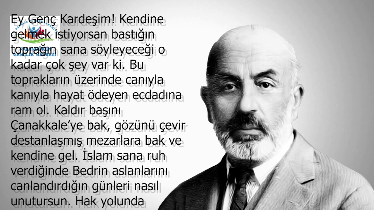 İSTİKLAL ŞAİRİNDEN İSTİKBAL DAVASI (M.AKİF ERSOY)