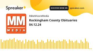 Rockingham County Obituaries 04.12.24