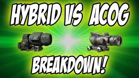 MW3 Tips & Tricks: Hybrid Sight vs ACOG - Which is Better? (Modern Warfare 3)