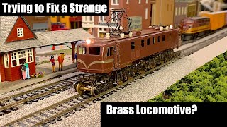 Trying to Fix a Very Unusual HO Scale Brass Locomotive  Will it Run??