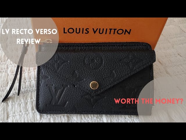 Louis Vuitton Recto Verso Card Holder Monogram Empreinte Leather