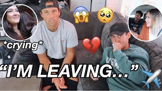 TELLING MY FRIENDS IM LEAVING THE SQUAD... *unexpected reaction**