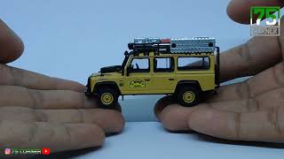 TSM Model Mini GT No 108 Land Rover Defender 110 Camel Trophy Winner Team UK England Great Brittain