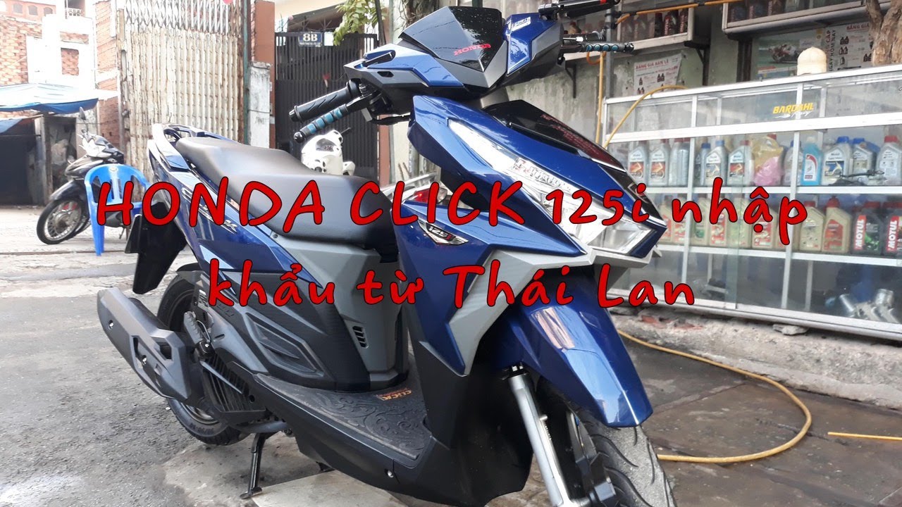 Honda Click Thái | xe Click 125 nhập Thái - YouTube