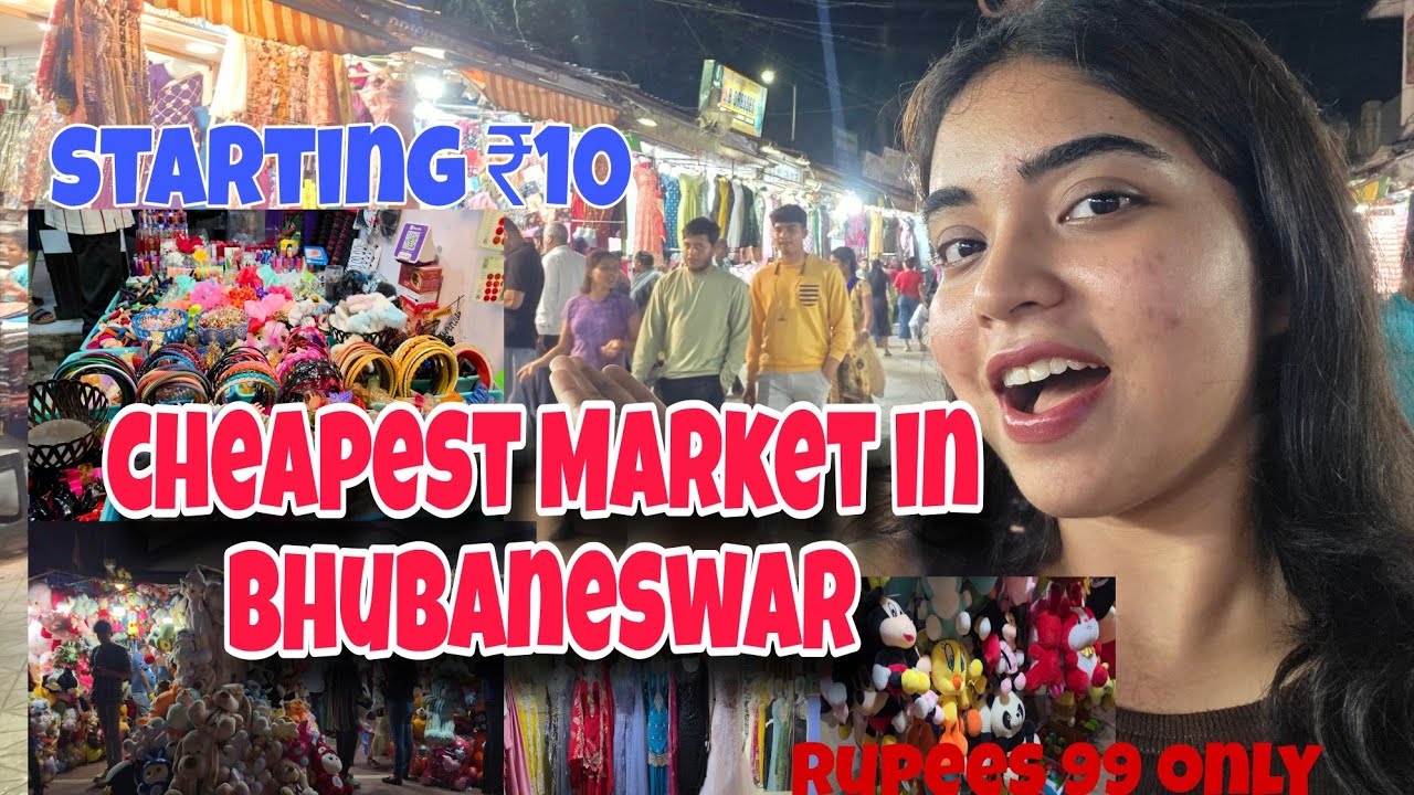 Cheapest Market In Bhubaneswar||Sarojini Market of Odisha😲|| Market Building Bhubaneswar||99 Store😳