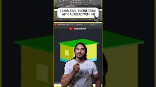 Learn Civil Engineering With AutoCAD With Me #viral #Cadtutorial #3DDrawing #3dmodeling #AutoCAD3d