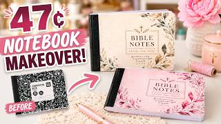 I Turned a 47¢ Notebook Into a Beautiful Bible Notes Journal