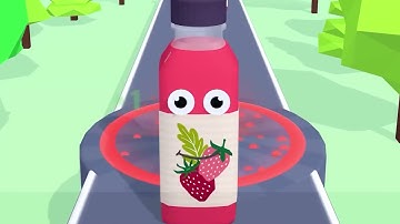 Juice Run Games All Levels Gameplay Android IOS, Walkthrough Mobile Bottle Run