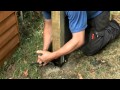 How to replace a damaged or rotten fence post