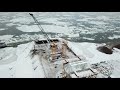 Строительство моста в Сибири 05.12.2020г.