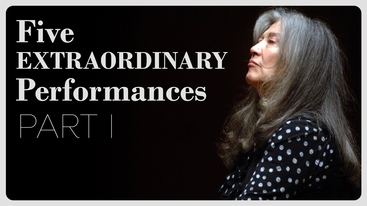 Five EXTRAORDINARY performances by Martha Argerich