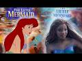 The Little Mermaid (1989/2023) side-by-side comparison
