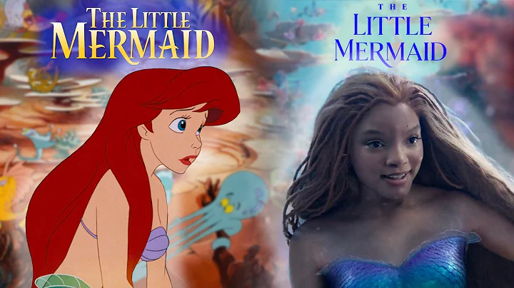 The Little Mermaid (1989/2023) side-by-side comparison