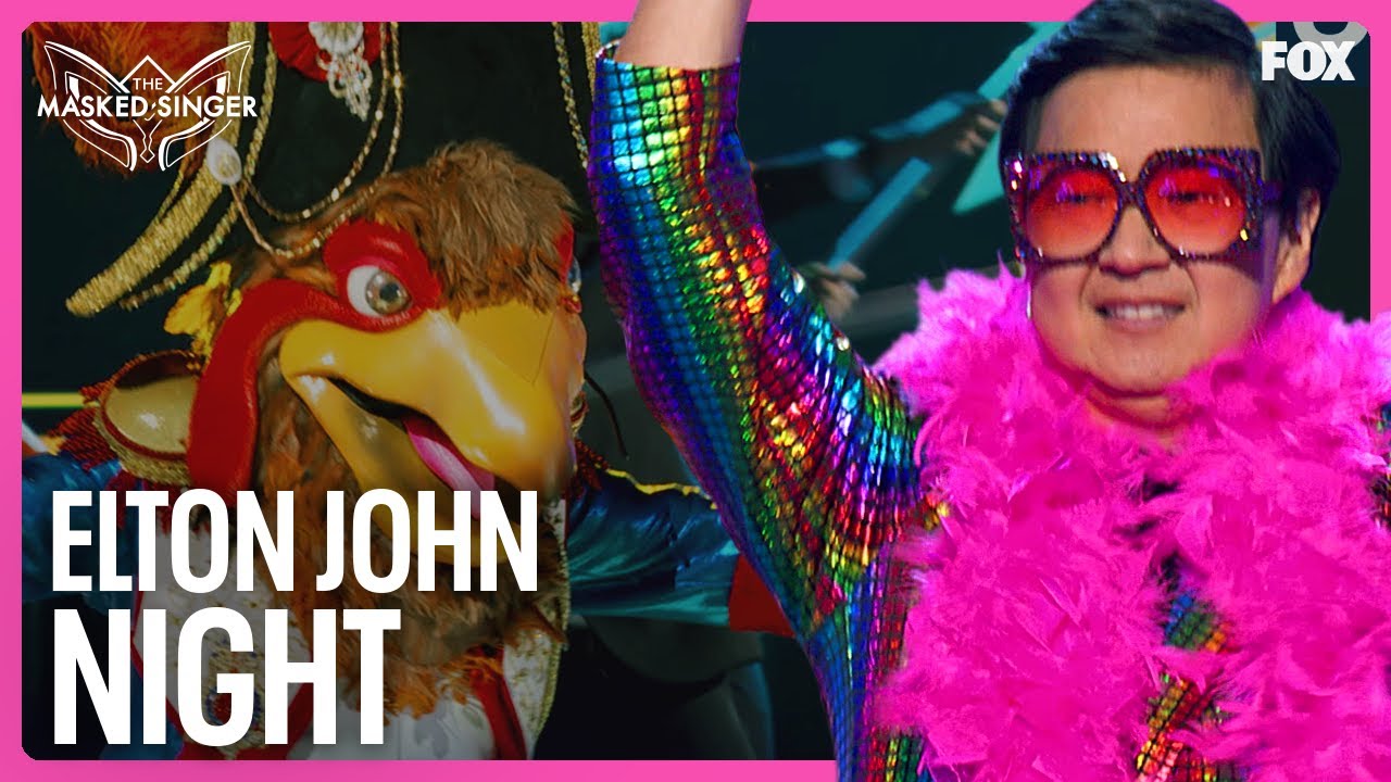 Celebrate with Elton John Night! Season 10 The Masked Singer YouTube