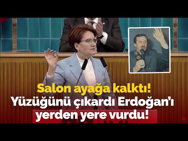 Meral Akşener'den tarihi konuşma, yüzüğünü çıkardı Erdoğan'ı yerden yere vurdu: Salon ayağa kalktı