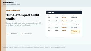 ReguRecords™ | Secure Electronic Records Management for Regulated Quality Teams