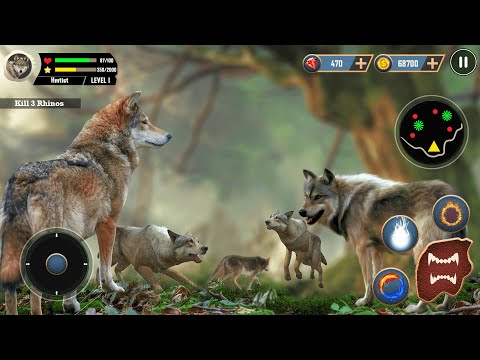 Wild Wolf Simulator 3d Games | Game Play