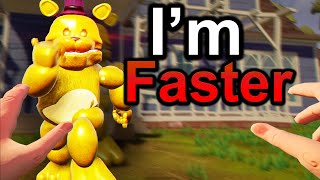 Download Lagu Hello Neighbor But I'm FASTER Then FREDBEAR MP3