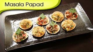 Masala Papad (2 Variations) | Popular Indian Appetizer Recipe | Ruchi's Kitchen