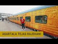 Agartala Rajdhani Express Journey with New Tejas Sleeper Coaches