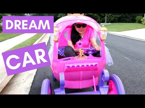 princess carriage push car