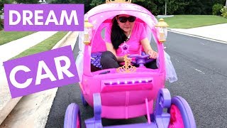 ADULTS DRIVE DISNEY PRINCESS CARRIAGE - DREAM CAR? | Joyride in a Kids' Electric Toy Car Ride