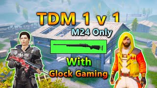 PUBG TDM 1v1 with Glock Gaming | M24 Only TDM Challenge in PUBG Mobile | Bollywood Gaming