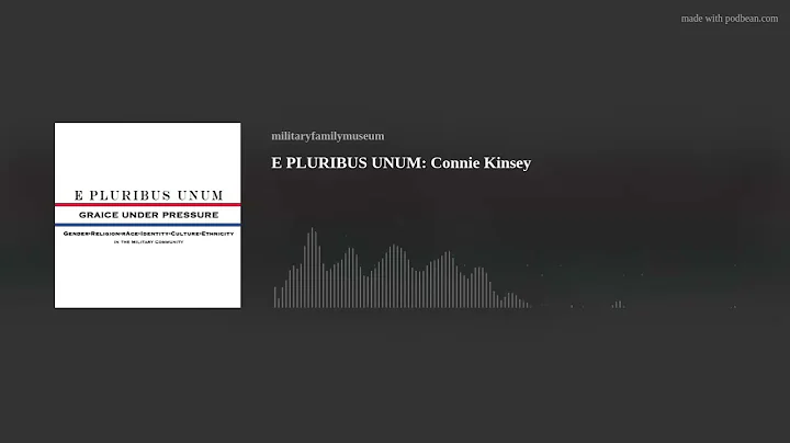 E PLURIBUS UNUM: Connie Kinsey