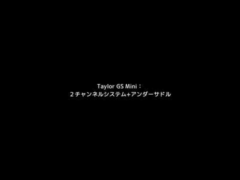 【TSピックアップ】Taylor GS Miniに２チャンネルシステム+アンダーサドル