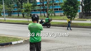 10oct2025  bukit panjang ring road pedestrian crossing the road hit by grabfood motorcyclist