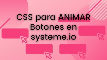 Botones animados con CSS systeme.io