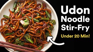 Udon Noodles Stir Fry Simple & Delicious Lunchdinner Idea