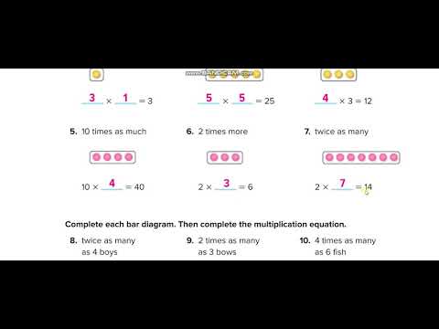 my homework lesson 3 multiplication as comparison answer key