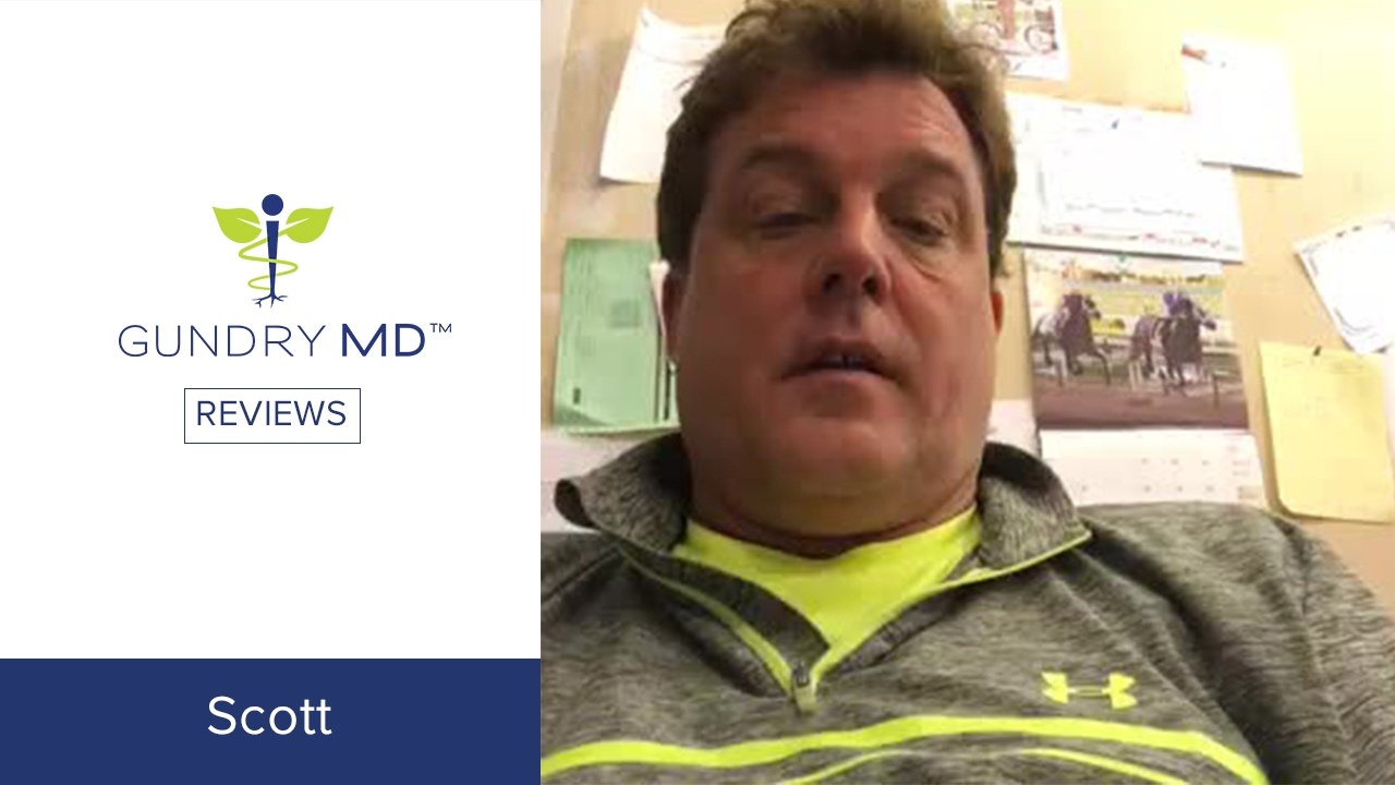 Gundry MD Reviews Scott s Experience YouTube