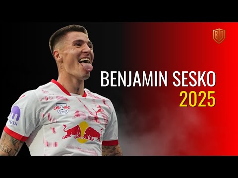 Benjamin Šeško 🔥 Crazy Skills & Goals 2025 - Next Zlatan?