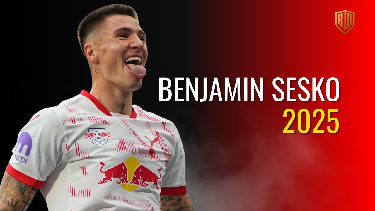 Benjamin Šeško 🔥 Crazy Skills & Goals 2025 - Next Zlatan?