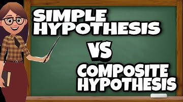 What is Simple hypothesis and composite hypothesis ?