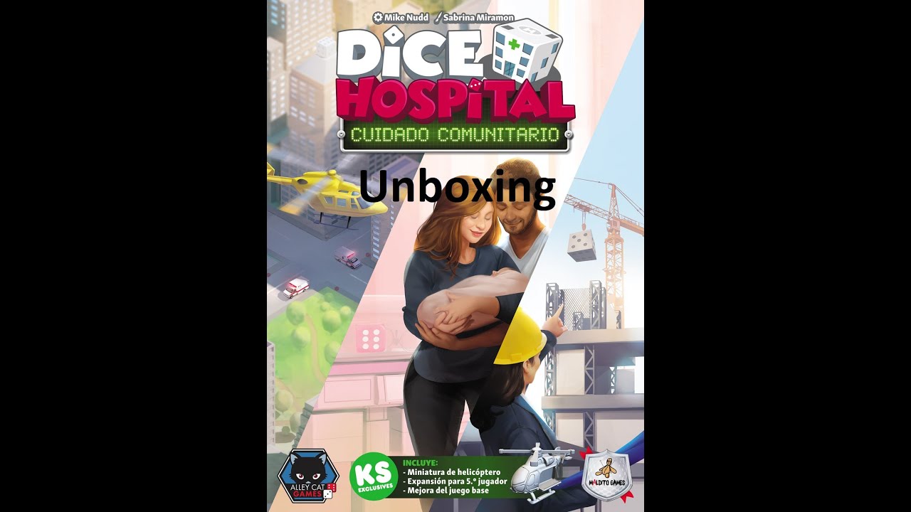 Dice Hospital: Cuidado Comunitario - Unboxing - El club del dado